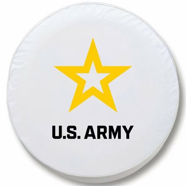 30 x 10 U.S. Army Tire Cover, Holland Bar Stool Co, Mfr#: TCE10ArmyWT